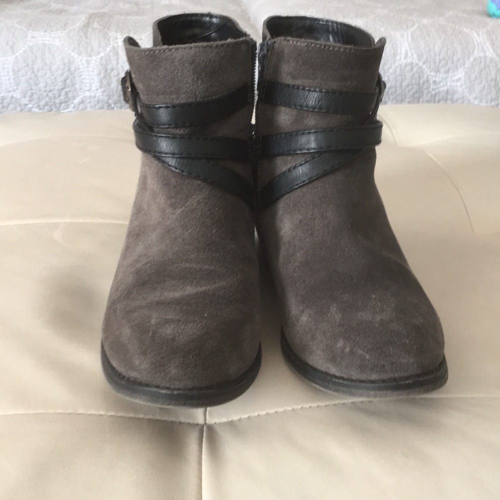 Suede booties